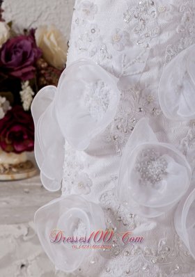 Most Popular Column Scoop Short Wedding Dress Beading