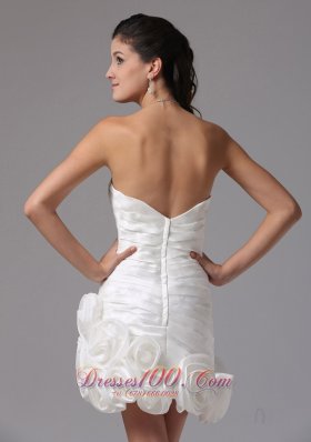 Inexpensive Column Sweetheart Beading Beach Wedding Dress