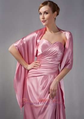 Rose Pink Mother Of The Bride Dress Sweetheart Ruch