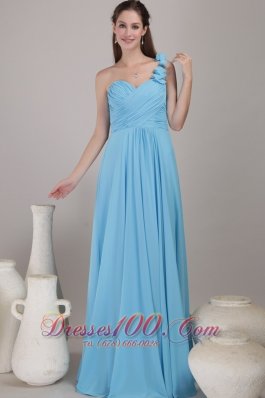 Empire Floor-length Chiffon Ruched Bridesmaid Dress