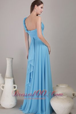 Empire Floor-length Chiffon Ruched Bridesmaid Dress