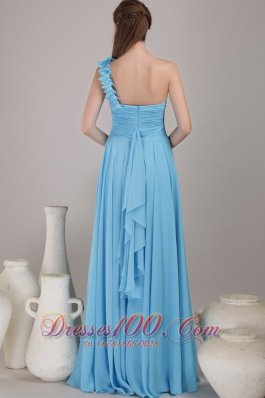 Empire Floor-length Chiffon Ruched Bridesmaid Dress