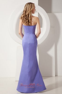 Taffeta Mermaid Sweetheart Lilac Ruching Homecoming Dress