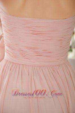 Misty Rose Empire Prom / Evening Dress Sweetheart 3D Flower