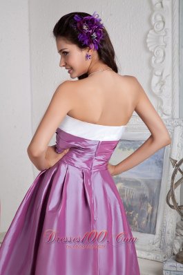 Lavender and White Bridesmaid Dress Empire Under 100