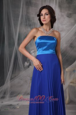 Royal Blue Elegant Dress for Maid of Honor Empire Ruching