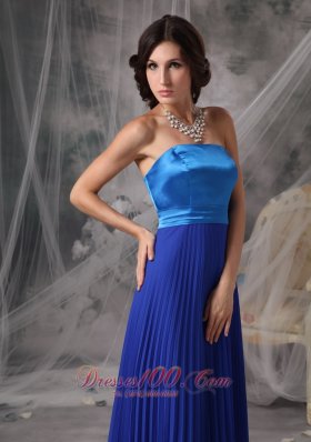 Royal Blue Elegant Dress for Maid of Honor Empire Ruching