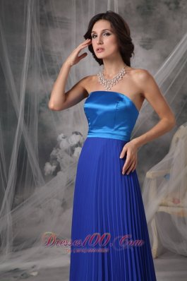 Royal Blue Elegant Dress for Maid of Honor Empire Ruching