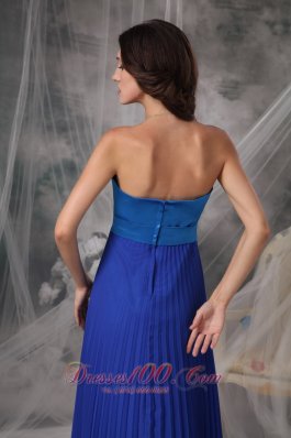 Royal Blue Elegant Dress for Maid of Honor Empire Ruching