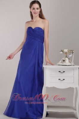 Royal Blue Bridesmaid Formal Dress Empire Fashion Color