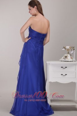 Royal Blue Bridesmaid Formal Dress Empire Fashion Color