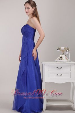 Royal Blue Bridesmaid Formal Dress Empire Fashion Color