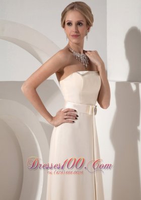 Crystal Off White Mother of the Bride Dress Empire