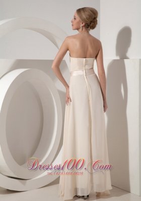 Crystal Off White Mother of the Bride Dress Empire