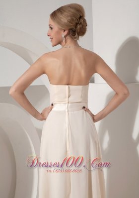 Crystal Off White Mother of the Bride Dress Empire