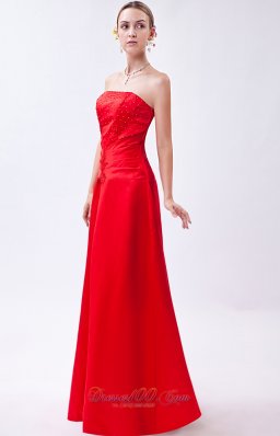 Beaded Bright Red Homecoming Dress in Wrapped Style