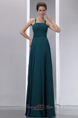 Peacock Green Mother Of The Bride Dress Empire A-line Ruch