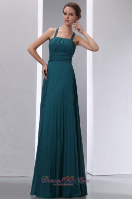 Peacock Green Mother Of The Bride Dress Empire A-line Ruch