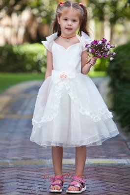 Cheap A Line Flower Girl Dress Organza and Bow