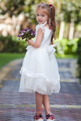 Cheap A Line Flower Girl Dress Organza and Bow