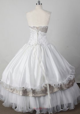 white strapless child pageant dresses with Beading