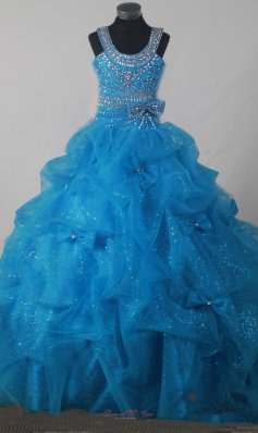 Gorgeous Sequince Pick-ups Pageant Dress Scoop 2013