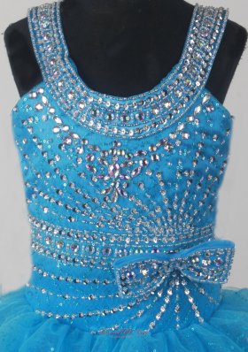 Gorgeous Sequince Pick-ups Pageant Dress Scoop 2013