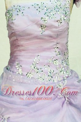 Lilac One Shoulder Sweet Sixteen Gowns Pick up Flowers