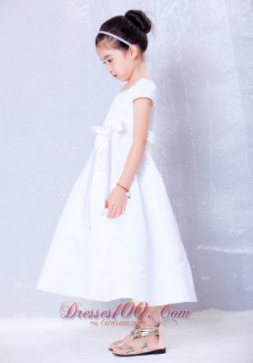 Beaded Bow Pageant Dresses For Little Girls Scoop