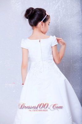 Beaded Bow Pageant Dresses For Little Girls Scoop