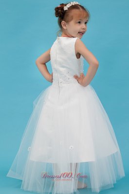 Appliques Scoop Youngster Pageant Dresses For Girls