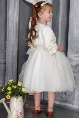 Sash Sleeves Pageant Youngster Girl Dress Flowers