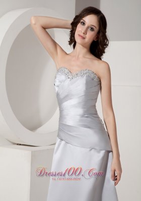 Silver Ankle-length Motb Dress Princess