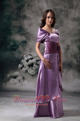 Off Shoulder Hand Made Flowers Prom / Evening Dress