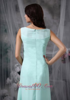 Apple Green Sheath Scoop Beading Mother Dress