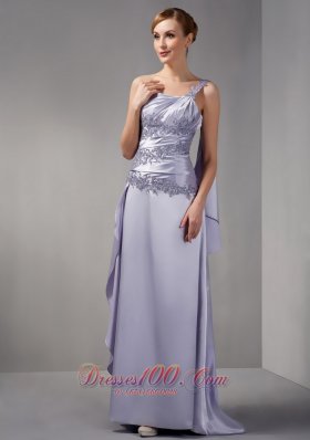 Customize Dress Of Bridal Mother One Shoulder