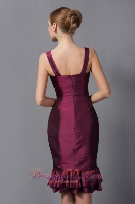 Burgundy Mother Dress Straps Jacket Matching