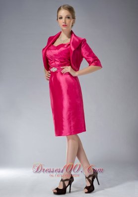 Hot Pink Mother Of The Bride Dress Under 100 Ruch