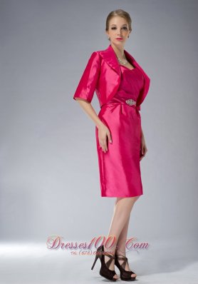 Hot Pink Mother Of The Bride Dress Under 100 Ruch