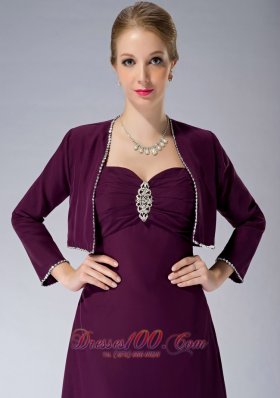 Burgundy Straps Knee-length Chiffon Mothers Dresses