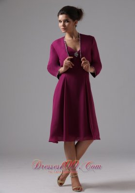 Burgundy Sweetheart Short Mothers Dresses For Weddings