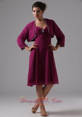 Burgundy Sweetheart Short Mothers Dresses For Weddings