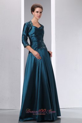 Lave Blue Floor Length 2013 MomS Dress With Ruches