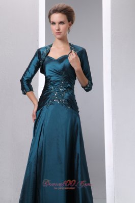 Lave Blue Floor Length 2013 MomS Dress With Ruches