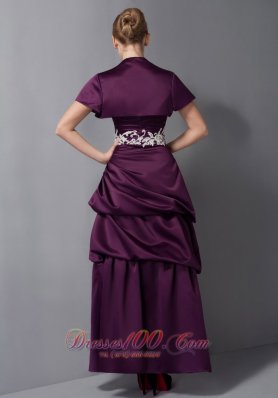 Layers Ruche Mother Of Bride Dress With Empire Waist