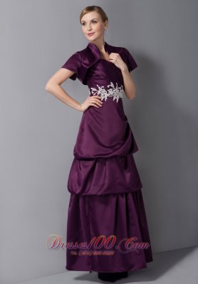 Layers Ruche Mother Of Bride Dress With Empire Waist