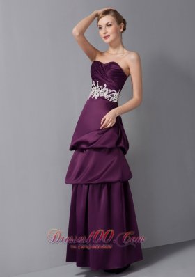 Layers Ruche Mother Of Bride Dress With Empire Waist