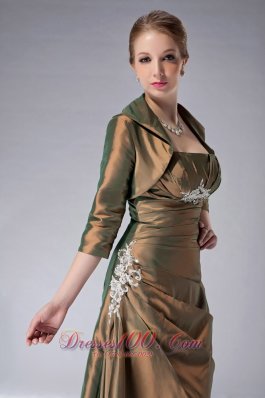 Ankle Length Two Tone Color Mother In Law Dress