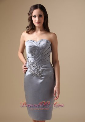 Sweetheart Beading Knee-length Mother Of The Bride Dress