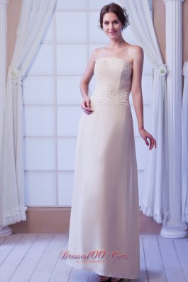 Chiffon Appliques Beaded Mother Of The Bride Dress